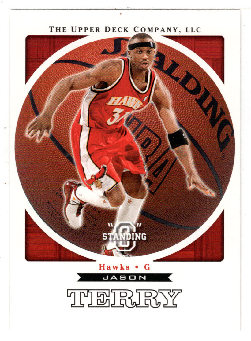 Jason Terry - Atlanta Hawks (NBA Basketball Card) 2003-04 Upper Deck Standing O # 2 Mint