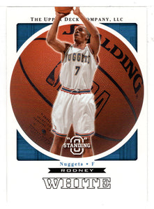 Rodney White - Denver Nuggets (NBA Basketball Card) 2003-04 Upper Deck Standing O # 17 Mint