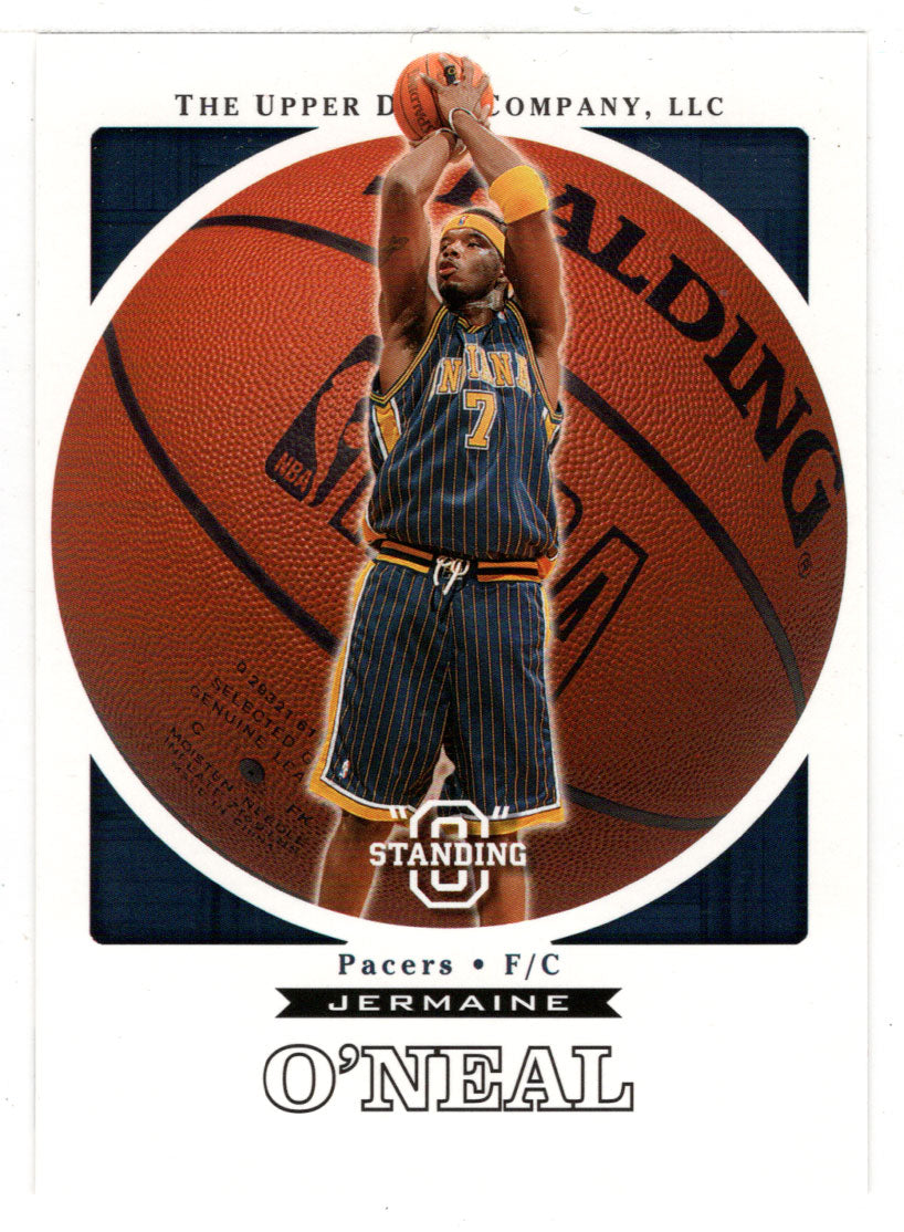 Jermaine O'Neal - Indiana Pacers (NBA Basketball Card) 2003-04 Upper Deck Standing O # 29 Mint