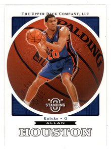 Allan Houston - New York Knicks (NBA Basketball Card) 2003-04 Upper Deck Standing O # 54 Mint