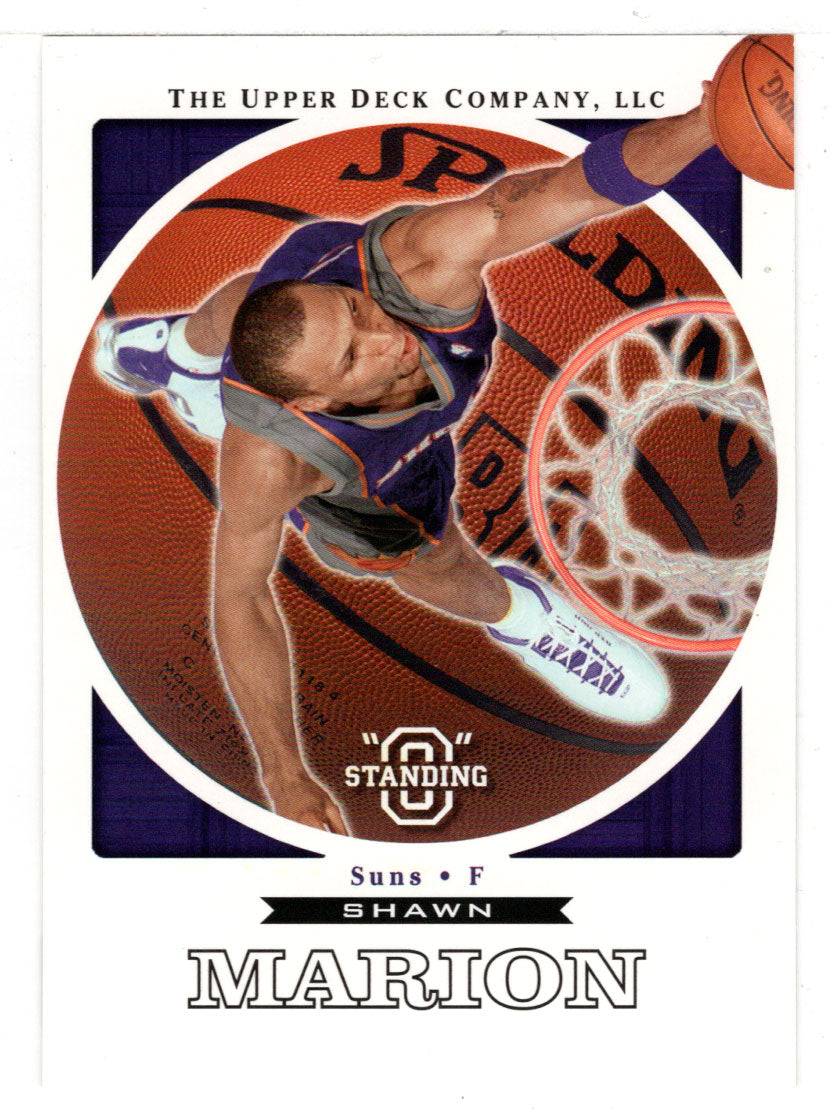 Shawn Marion - Phoenix Suns (NBA Basketball Card) 2003-04 Upper Deck Standing O # 63 Mint