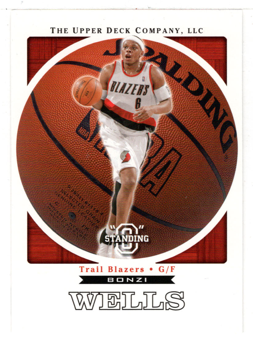 Bonzi Wells - Portland Trail Blazers (NBA Basketball Card) 2003-04 Upper Deck Standing O # 66 Mint