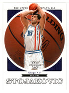 Peja Stojakovic - Sacramento Kings (NBA Basketball Card) 2003-04 Upper Deck Standing O # 69 Mint