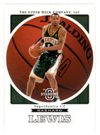 Rashard Lewis - Seattle Supersonics (NBA Basketball Card) 2003-04 Upper Deck Standing O # 74 Mint