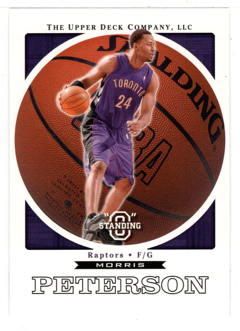 Morris Peterson - Toronto Raptors (NBA Basketball Card) 2003-04 Upper Deck Standing O # 77 Mint