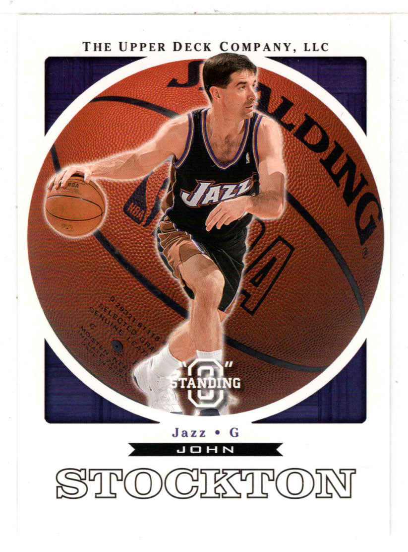 John Stockton - Utah Jazz (NBA Basketball Card) 2003-04 Upper Deck Standing O # 80 Mint