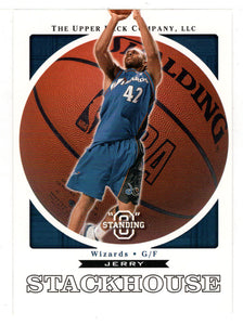 Jerry Stackhouse - Washington Wizards (NBA Basketball Card) 2003-04 Upper Deck Standing O # 82 Mint