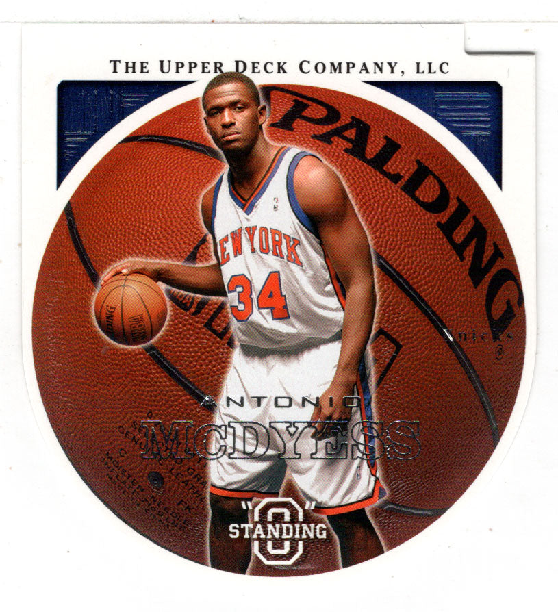 Antonio McDyess - New York Knicks - Die Cuts Embossed (NBA Basketball Card) 2003-04 Upper Deck Standing O # 55 Mint