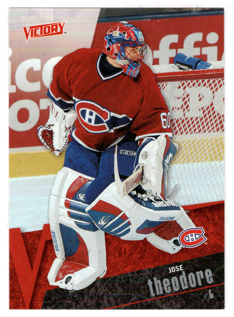 Jose Theodore - Montreal Canadiens (NHL Hockey Card) 2003-04 Upper Deck Victory # 98 Mint