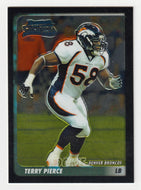 Terry Pierce RC - Denver Broncos (NFL Football Card) 2003 Bowman Chrome # 140 Mint