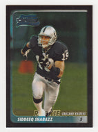 Siddeeq Shabazz RC - Oakland Raiders (NFL Football Card) 2003 Bowman Chrome # 150 Mint
