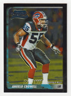 Angelo Crowell RC - Buffalo Bills (NFL Football Card) 2003 Bowman Chrome # 156 Mint