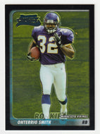 Onterrio Smith RC - Minnesota Vikings (NFL Football Card) 2003 Bowman Chrome # 163 Mint