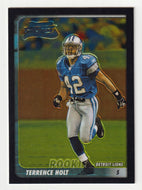 Terrence Holt RC - Detroit Lions (NFL Football Card) 2003 Bowman Chrome # 166 Mint