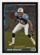 Andre Woolfolk RC - Tennessee Titans (NFL Football Card) 2003 Bowman Chrome # 170 Mint