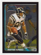 Drayton Florence RC - San Diego Chargers (NFL Football Card) 2003 Bowman Chrome # 176 Mint
