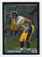 Alonzo Jackson RC - Pittsburgh Steelers (NFL Football Card) 2003 Bowman Chrome # 186 Mint