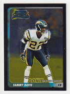 Sammy Davis RC - San Diego Chargers (NFL Football Card) 2003 Bowman Chrome # 212 Mint
