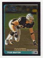 Tyler Brayton RC - Oakland Raiders (NFL Football Card) 2003 Bowman Chrome # 220 Mint
