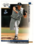 Runelvys Hernandez - Kansas City Royals (MLB Baseball Card) 2003 Leaf # 54 Mint