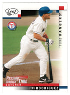 Ivan Rodriguez - Texas Rangers - Passing Through Time (MLB Baseball Card) 2003 Leaf # 252 Mint