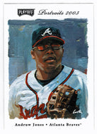 Andruw Jones - Atlanta Braves (MLB Baseball Card) 2003 Playoff Portraits # 3 Mint