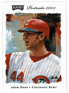 Adam Dunn - Cincinnati Reds (MLB Baseball Card) 2003 Playoff Portraits # 8 Mint