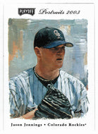 Jason Jennings - Colorado Rockies (MLB Baseball Card) 2003 Playoff Portraits # 9 Mint