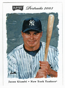 Jason Giambi - New York Yankees (MLB Baseball Card) 2003 Playoff Portraits # 11 Mint