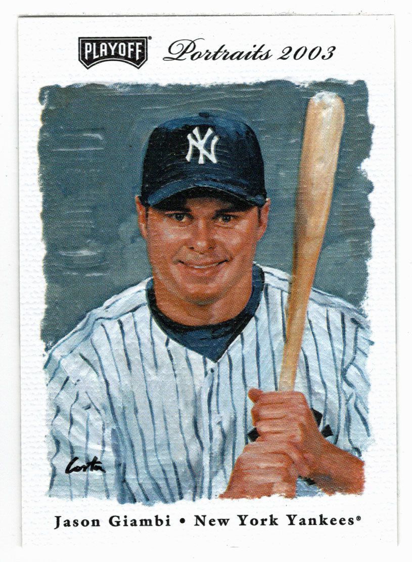 Jason Giambi - New York Yankees (MLB Baseball Card) 2003 Playoff Portraits # 11 Mint