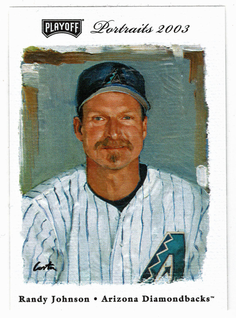 Randy Johnson - Arizona Diamondbacks (MLB Baseball Card) 2003 Playoff Portraits # 14 Mint