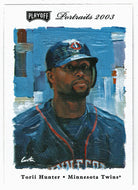 Torii Hunter - Minnesota Twins (MLB Baseball Card) 2003 Playoff Portraits # 19 Mint