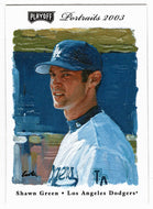 Shawn Green - Los Angeles Dodgers (MLB Baseball Card) 2003 Playoff Portraits # 26 Mint