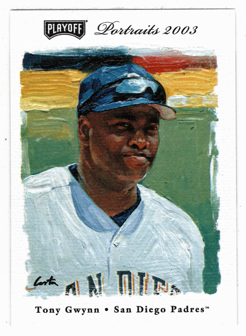 Tony Gwynn - San Diego Padres (MLB Baseball Card) 2003 Playoff Portraits # 34 Mint