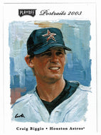 Craig Biggio - Houston Astros (MLB Baseball Card) 2003 Playoff Portraits # 50 Mint