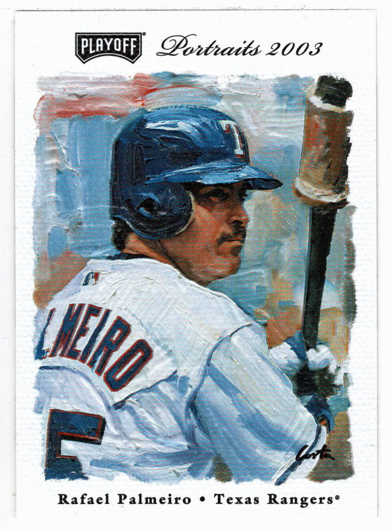 Rafael Palmeiro - Texas Rangers (MLB Baseball Card) 2003 Playoff Portraits # 51 Mint