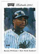 Bernie Williams - New York Yankees (MLB Baseball Card) 2003 Playoff Portraits # 53 Mint