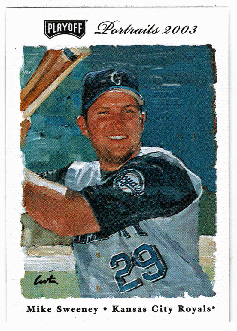 Mike Sweeney - Kansas City Royals (MLB Baseball Card) 2003 Playoff Portraits # 66 Mint