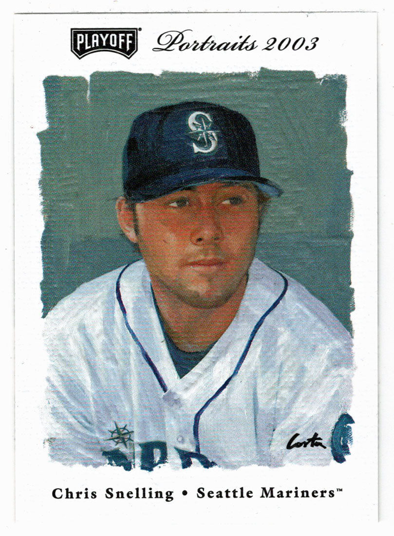 Chris Snelling - Seattle Mariners (MLB Baseball Card) 2003 Playoff Portraits # 79 Mint