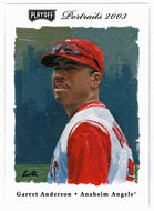 Garret Anderson - Anaheim Angels (MLB Baseball Card) 2003 Playoff Portraits # 85 Mint