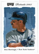 Don Mattingly - New York Yankees (MLB Baseball Card) 2003 Playoff Portraits # 89 Mint