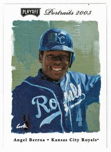 Angel Berroa - Kansas City Royals (MLB Baseball Card) 2003 Playoff Portraits # 90 Mint