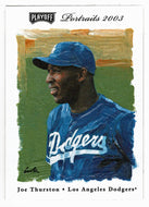 Joe Thurston - Los Angeles Dodgers (MLB Baseball Card) 2003 Playoff Portraits # 102 Mint