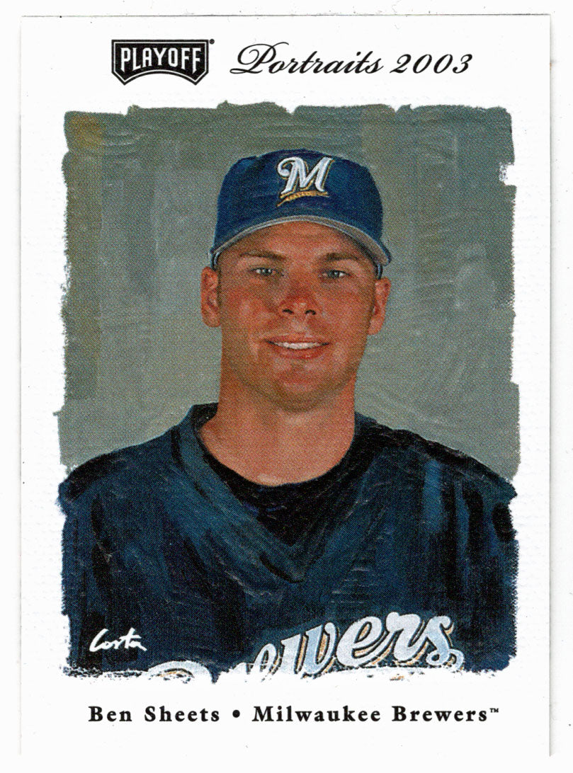 Ben Sheets - Milwaukee Brewers (MLB Baseball Card) 2003 Playoff Portraits # 103 Mint