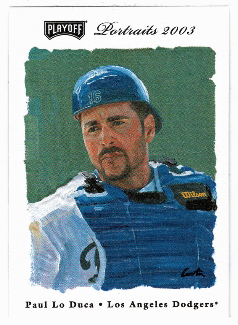 Paul Lo Duca - Los Angeles Dodgers (MLB Baseball Card) 2003 Playoff Portraits # 111 Mint