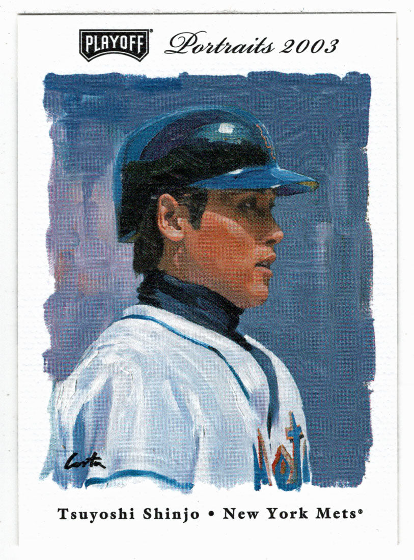 Tsuyoshi Shinjo - New York Mets (MLB Baseball Card) 2003 Playoff Portraits # 125 Mint