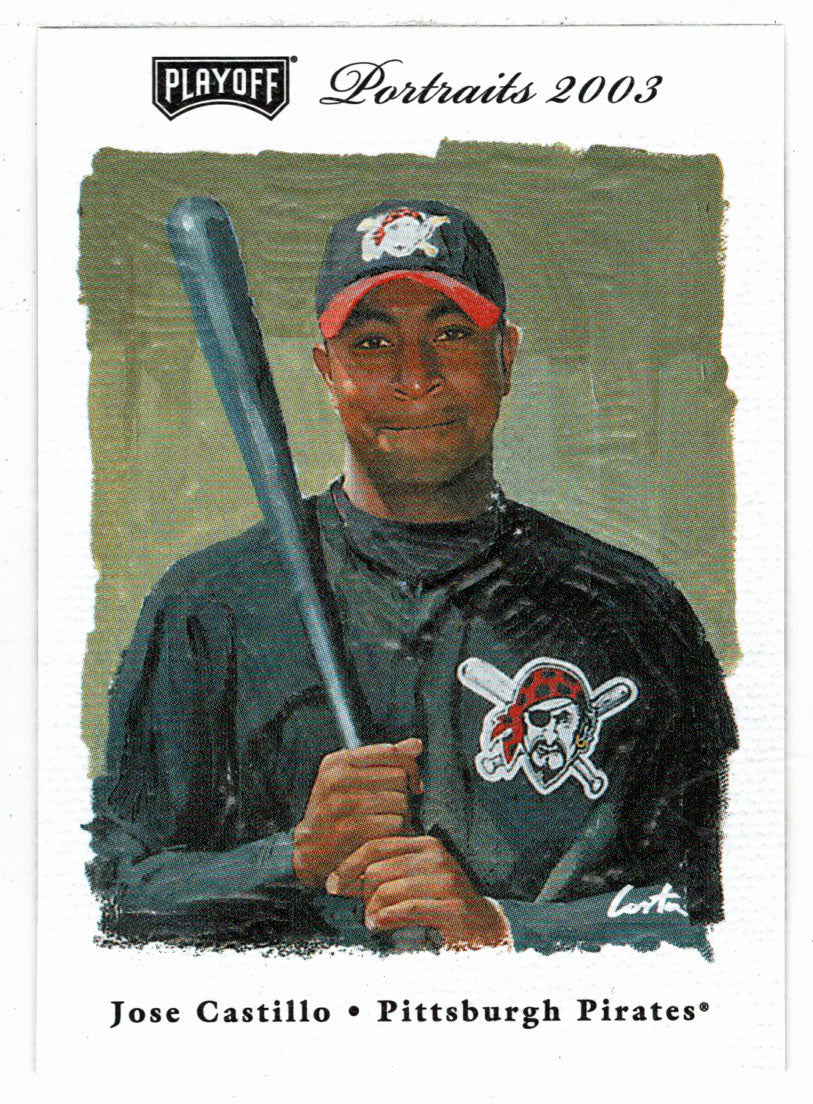 Jose Castillo - Pittsburgh Pirates (MLB Baseball Card) 2003 Playoff Portraits # 133 Mint