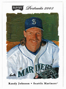 Randy Johnson - Seattle Mariners (MLB Baseball Card) 2003 Playoff Portraits # 138 Mint