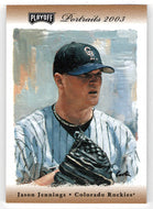 Jason Jennings 37/100 - Colorado Rockies - Bronze Jersey (MLB Baseball Card) 2003 Playoff Portraits # 9 Mint