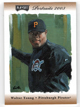Load image into Gallery viewer, Walter Young 73/100 - Pittsburgh Pirates - Bronze Autographs (MLB Baseball Card) 2003 Playoff Portraits # 134 Mint
